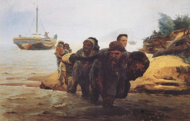 Ilia Efimovich Repin Boat tracker china oil painting image